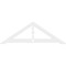 Ekena Millwork Pitch Artisan Architectural Grade PVC Gable Pediment, 48"W x 8"H x 1"P (4/12) GPP048X008X100ART - alternate 3